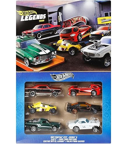 Hot Wheels Gift Pack 60's muscle cars : Amazon.co.uk: Toys & Games